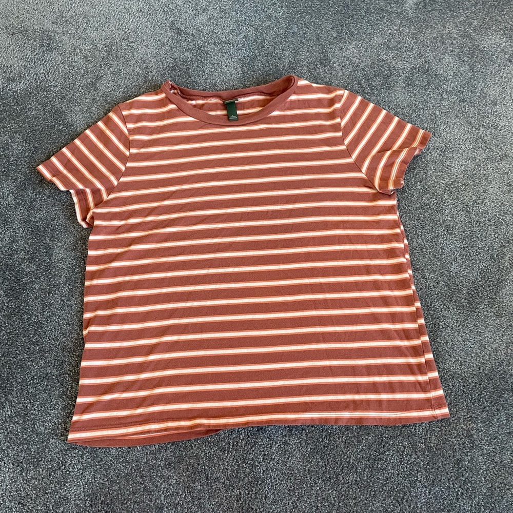 Soft wild fable striped tee